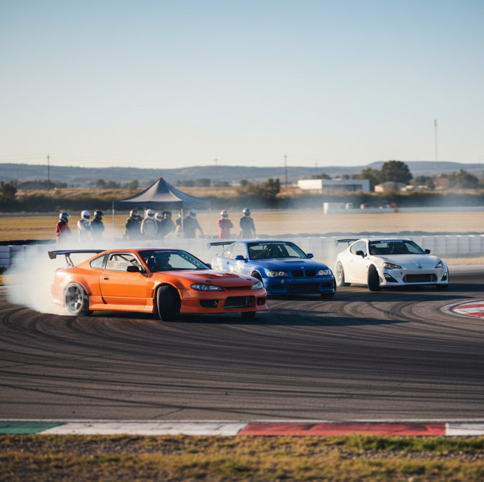 Обучение дрифту на подготовленных автомобилях в Москве