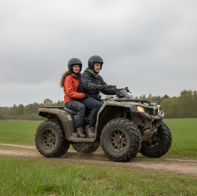 Катание на КвадроБигфутах в Москве