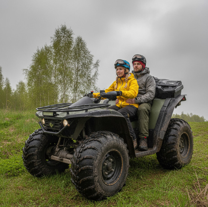 Катание на КвадроБигфутах в Москве