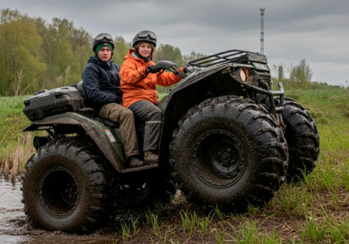 Катание на КвадроБигфутах в Москве