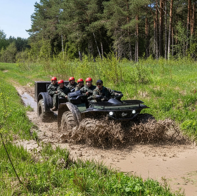 Квадросафари на КвадроБигфутах для компании в Москве