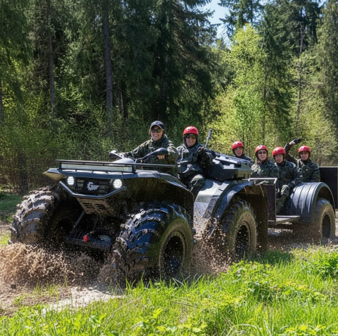 Квадросафари на КвадроБигфутах для компании в Москве