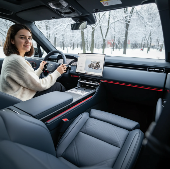 Аренда автомобиля Zeekr 9X Max в Москве