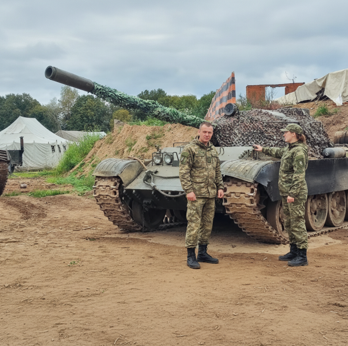Катание на военных машинах БРДМ-2 или БТР-80 в Москве