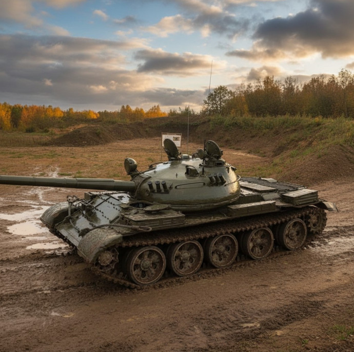 Программа на танке Т-62 в Санкт-Петербурге