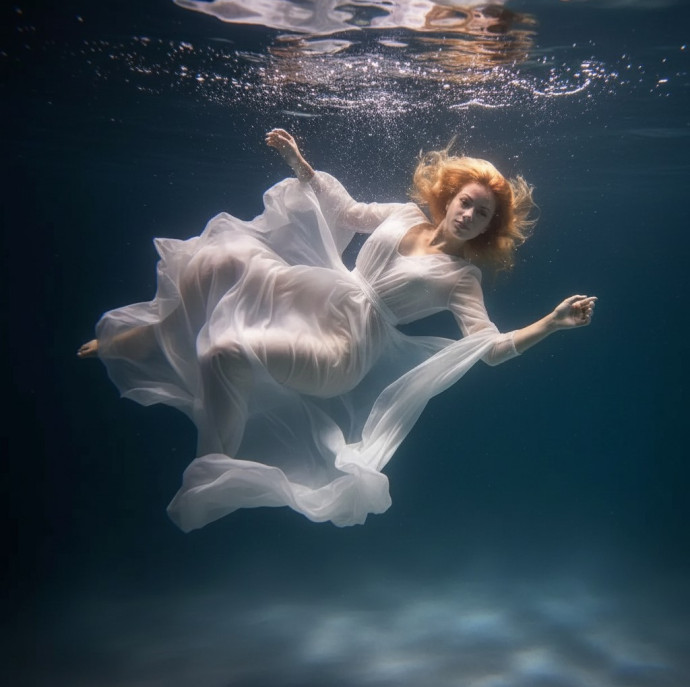 Фотосессия под водой в Санкт-Петербурге