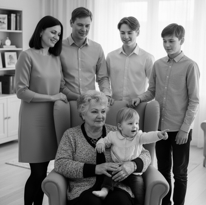 Семейная фотосессия в фотостудии в Санкт-Петербурге