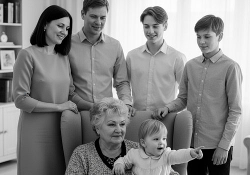 Семейная фотосессия в фотостудии в Санкт-Петербурге
