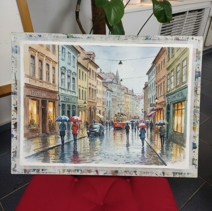 Мастер класс Картина акварелью за 3 часа в Санкт-Петербурге