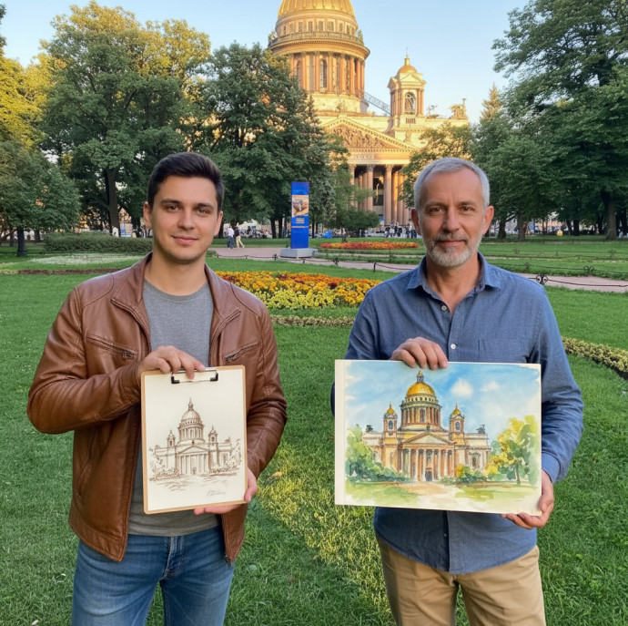 Мастер-класс ПЛЕНЭРЫ на свежем воздухе в Санкт-Петербурге