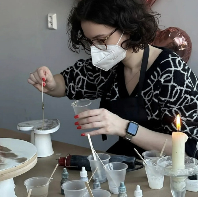Мастер-класс Resin Art искусство эпоксидной смолы в Санкт-Петербурге