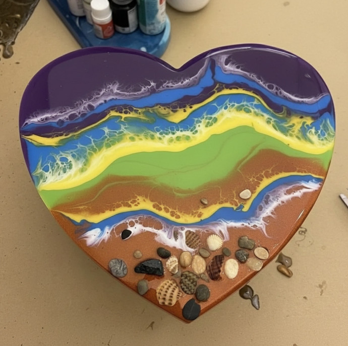Мастер-класс Resin Art искусство эпоксидной смолы в Санкт-Петербурге