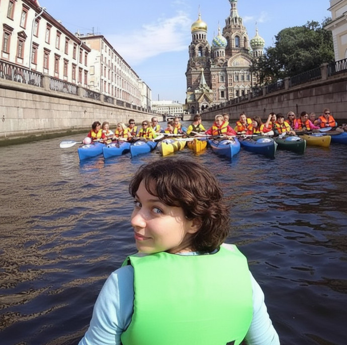 Тур на байдарках/каяках в Санкт-Петербурге