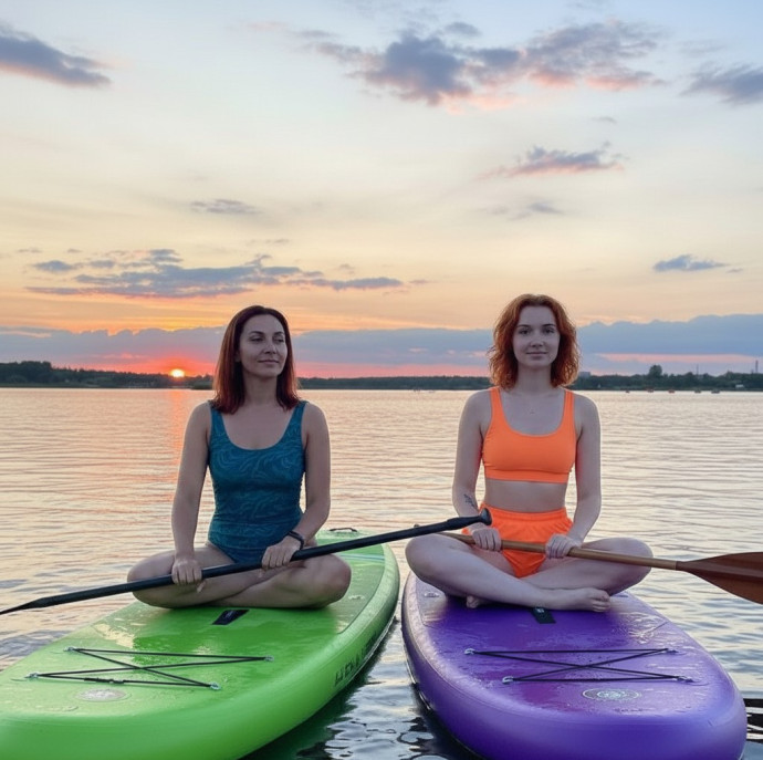 SUP прогулка Закат у Лахты в Санкт-Петербурге