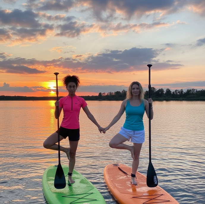 SUP прогулка Закат у Лахты в Санкт-Петербурге