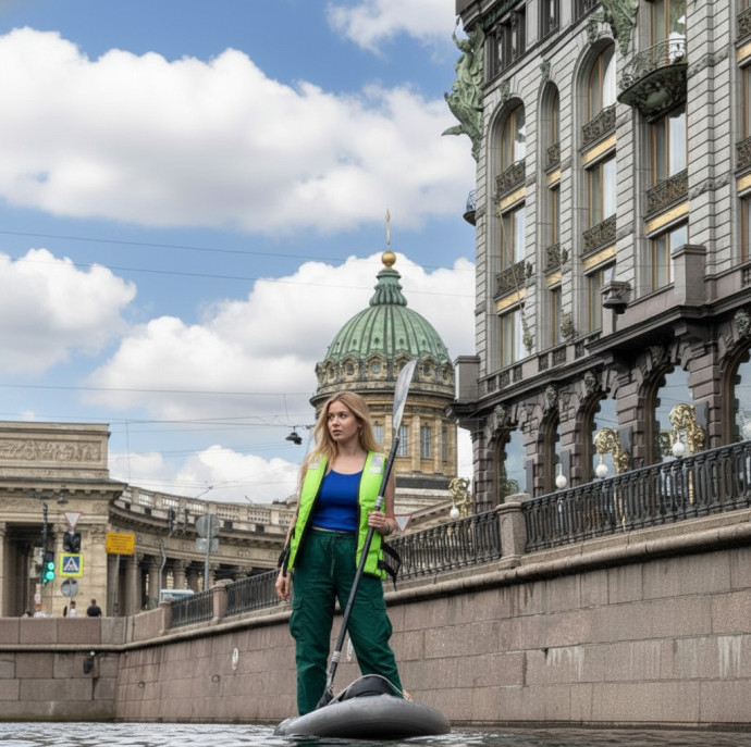 SUP прогулка по центру Петербурга в Санкт-Петербурге