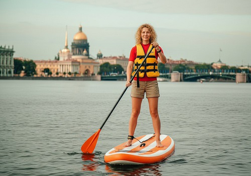 Прогулка на Sup-серфе в Санкт-Петербурге