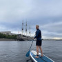 На сапе Вокруг Петропавловской крепости в Санкт-Петербурге