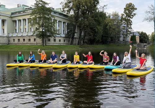 SUP прогулка по Каменному острову в Санкт-Петербурге