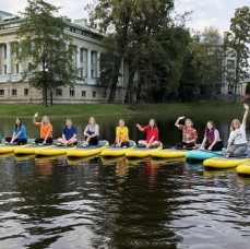 SUP прогулка по Каменному острову в Санкт-Петербурге