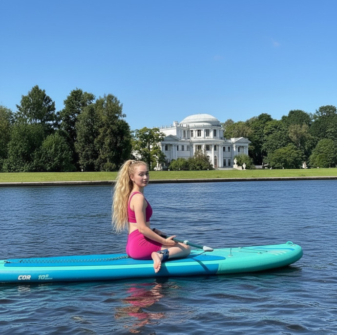 SUP прогулка по Каменному острову в Санкт-Петербурге