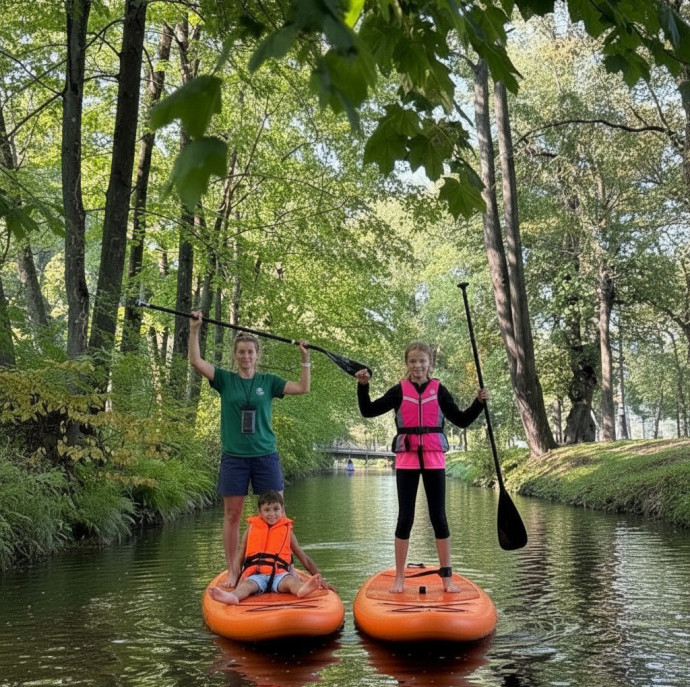 SUP прогулка по Каменному острову в Санкт-Петербурге