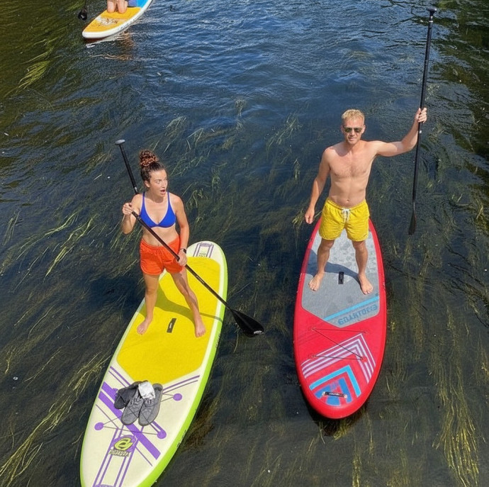 SUP прогулка по реке Оредеж в Санкт-Петербурге