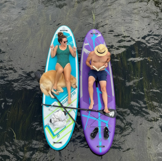 SUP прогулка по реке Оредеж в Санкт-Петербурге