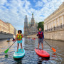 Прогулка на Sup-серфе вдоль Спаса на Крови в Санкт-Петербурге