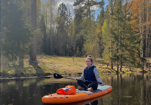 SUP прогулка по реке Сестра в Санкт-Петербурге