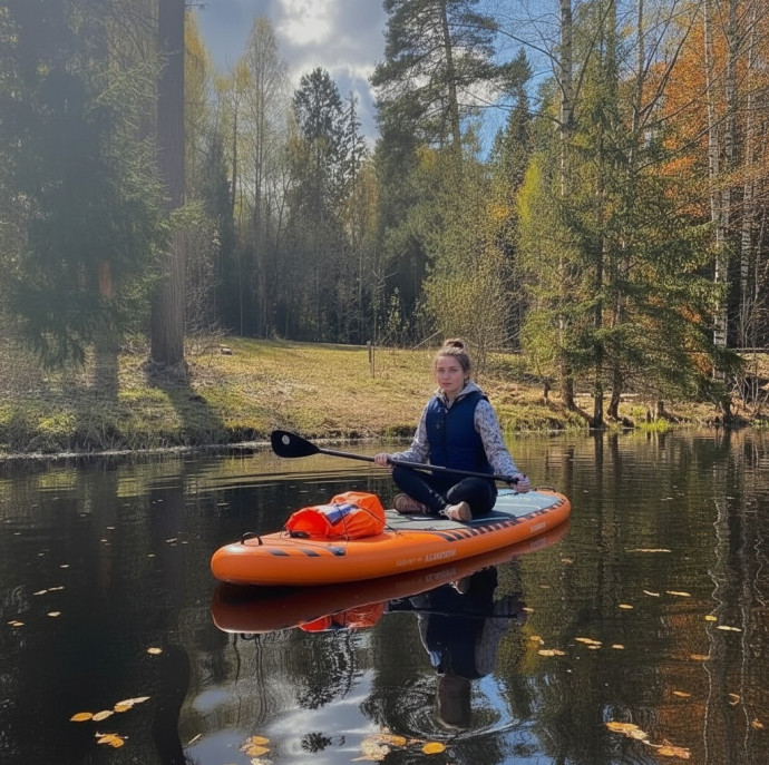 SUP прогулка по реке Сестра в Санкт-Петербурге