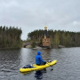 Сап-прогулка по реке Вуокса в Санкт-Петербурге