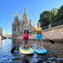 Прогулка на сапах в центре Питера в Санкт-Петербурге