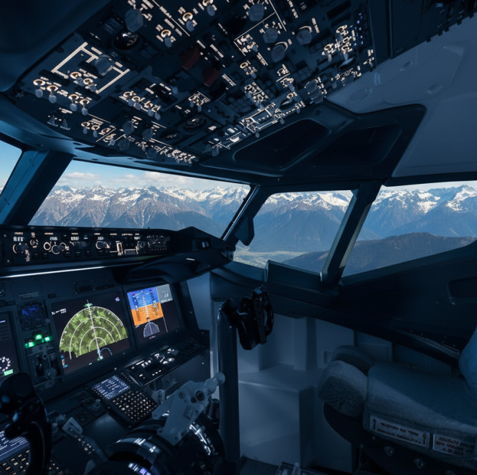 Полет на авиатренажере Боинг 737 МАХ в Санкт-Петербурге