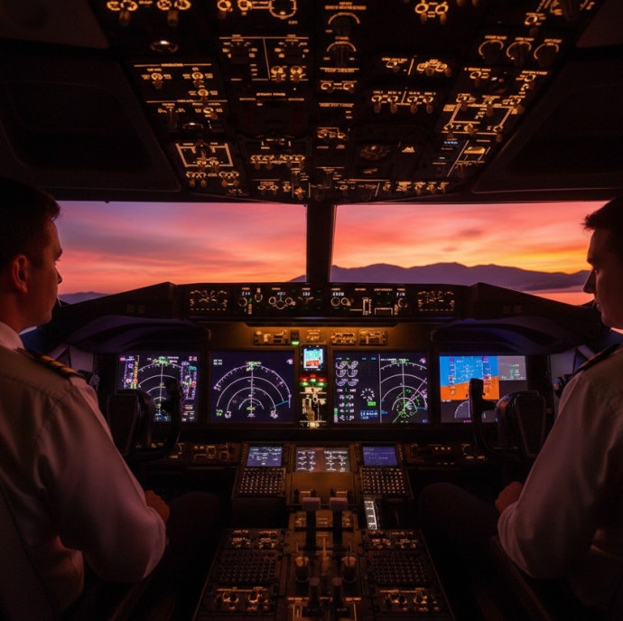 Полет на авиатренажере Боинг 737 МАХ в Санкт-Петербурге