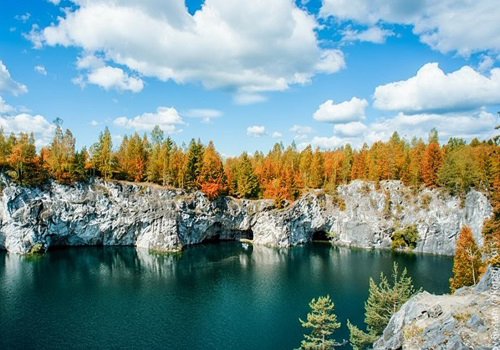 Тур в Карелию парк Рускеала и водопады в Санкт-Петербурге