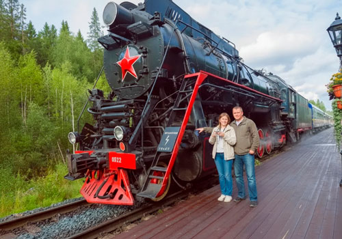 Жемчужина Карелии – путешествие в Рускеала на Ретропоезде (на Ласточке из Петербурга) в Санкт-Петербурге