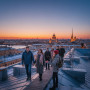 Прогулка по крыше в Санкт-Петербурге