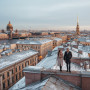 Прогулка по крыше в Санкт-Петербурге