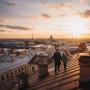 Прогулка по крыше в Санкт-Петербурге