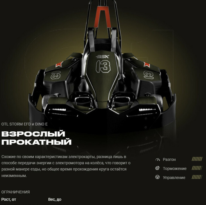 Заезд на картинге в Тимати Karting в Санкт-Петербурге